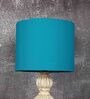 Mabel Teal Cotton Fabric Solid Lampshade
