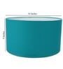 Vicenza Teal Cotton Fabric Solid Lampshade