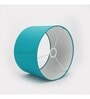 Demarius Teal Cotton Fabric Solid Lampshade