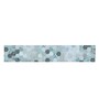 Hexagon (70x13) Teal Blue Cotton Table Runner