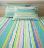 Splendor Cotton 104TC Double Bedsheet with 2 Pillow Covers