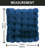 Teal Fur Super Soft 16x16 Cushion Cover Teal Fur Super Soft 16x16 Cushion Cover