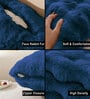 Teal Fur Super Soft 16x16 Cushion Cover Teal Fur Super Soft 16x16 Cushion Cover