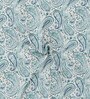 Teal Geometric 200 TC 100% Cotton King Sized Bedsheet With 2  Pillow Covers Solana Collection