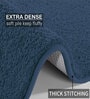 Teal Solid Microfibre 24x16 Inches Bath Mat