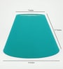 Margaux Teal Cotton Fabric Solid Lampshade