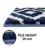 Teal Microfiber 16x24 Inches Super Soft Bath Mat
