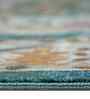 Teal Persian Polypropylene 5x8 Feet Machine Made Carpet