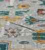 Teal Persian Polypropylene 5x8 Feet Machine Made Carpet