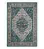 Teal Persian Polypropylene 5x8 Feet Machine Made Carpet