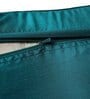 Teal Polyester  Traditional 16x16 inches Cushion Covers (1pc)