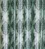 Green Polyester Ethnic Motif 5FT Light Filtering Eyelet Window Curtains (Pack of 2)