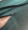 Teal Solid Polyester Blend 16 x 16 Inches Cushion Cover