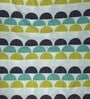 Teal Geometric Polyester 16 x 16 Inches Cushion Covers (Set of 5)