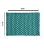 Teal Polypropylene 16X24 Inches Anti-Skid Bath Mat