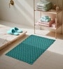Teal Polypropylene 16X24 Inches Anti-Skid Bath Mat