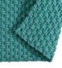 Teal Polypropylene 16X24 Inches Anti-Skid Bath Mat