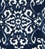 Teal Abstract Polypropylene 4 ft x 6 ft Machine Made Carpet