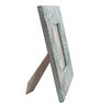 Teal Rectangular Alice Traditional Mango Wood Table Photo Frame