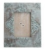 Teal Rectangular Alice Traditional Mango Wood Table Photo Frame