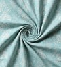 Teal Shadow Metro 186 TC Cotton King Bedsheet With 2 Pillow Covers