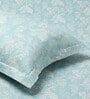 Teal Shadow Metro 186 TC Cotton King Bedsheet With 2 Pillow Covers