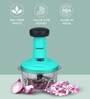 Teal Silicon & Metal Multipurpose Chopper