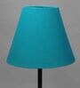 Milan Teal Cotton Fabric Solid Lampshade
