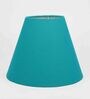 Milan Teal Cotton Fabric Solid Lampshade