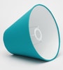 Milan Teal Cotton Fabric Solid Lampshade