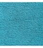 Aqua Solid Polyester 24x16 Inches AntiSkid Bath Mat