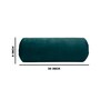 Teal Solid 200 TC Velevt 2 Bolster Covers
