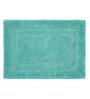 Teal Solid MicroFibre 14x10 Inches Antiskid Bath Mats