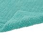 Teal Solid MicroFibre 14x10 Inches Antiskid Bath Mats