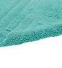 Teal Solid MicroFibre 14x10 Inches Antiskid Bath Mats