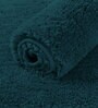 Teal Solid Microfibre 17x12 Inches AntiSkid Door Mat