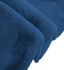 Teal Solid Polyester 3 X 5 Feet Machine Made Carpet