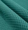 Teal Solid TC 120 Cotton Double Queen Bedcover With 2 Pillow Covers