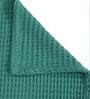 Teal Solid TC 120 Cotton Double Queen Bedcover With 2 Pillow Covers