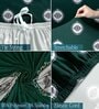 Teal Traditional Polyester 91x73 Inches 3 Seater Sofa Cover