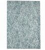 Teal Wool Abstract 6' x 4' Hand tufted Carpet