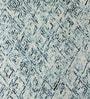 Teal Wool Abstract 7' x 5' Hand tufted Carpet