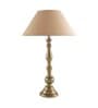 Teardrop Gold Brushed Lamp With Golden Shade