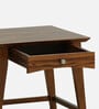 Tectona Latin Teak Wood Bedside Table in Scratch Resistant Provincial Teak Finish With Drawer