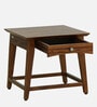 Tectona Latin Teak Wood Bedside Table in Scratch Resistant Provincial Teak Finish With Drawer