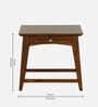 Tectona Latin Teak Wood Bedside Table in Scratch Resistant Provincial Teak Finish With Drawer