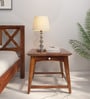 Tectona Latin Teak Wood Bedside Table in Scratch Resistant Provincial Teak Finish With Drawer