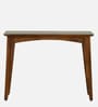Tectona Teak Wood Console Table in Scratch Resistant Provincial Teak Finish