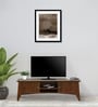 Tectona Teak Wood TV Console in Scratch Resistant Provincial Teak Finish For TVs Up To 55"
