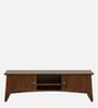 Tectona Teak Wood TV Console in Scratch Resistant Provincial Teak Finish For TVs Up To 55"